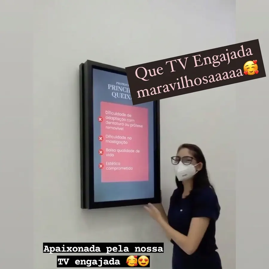 TV Engajada na clínica de Dra. Karen Merrick