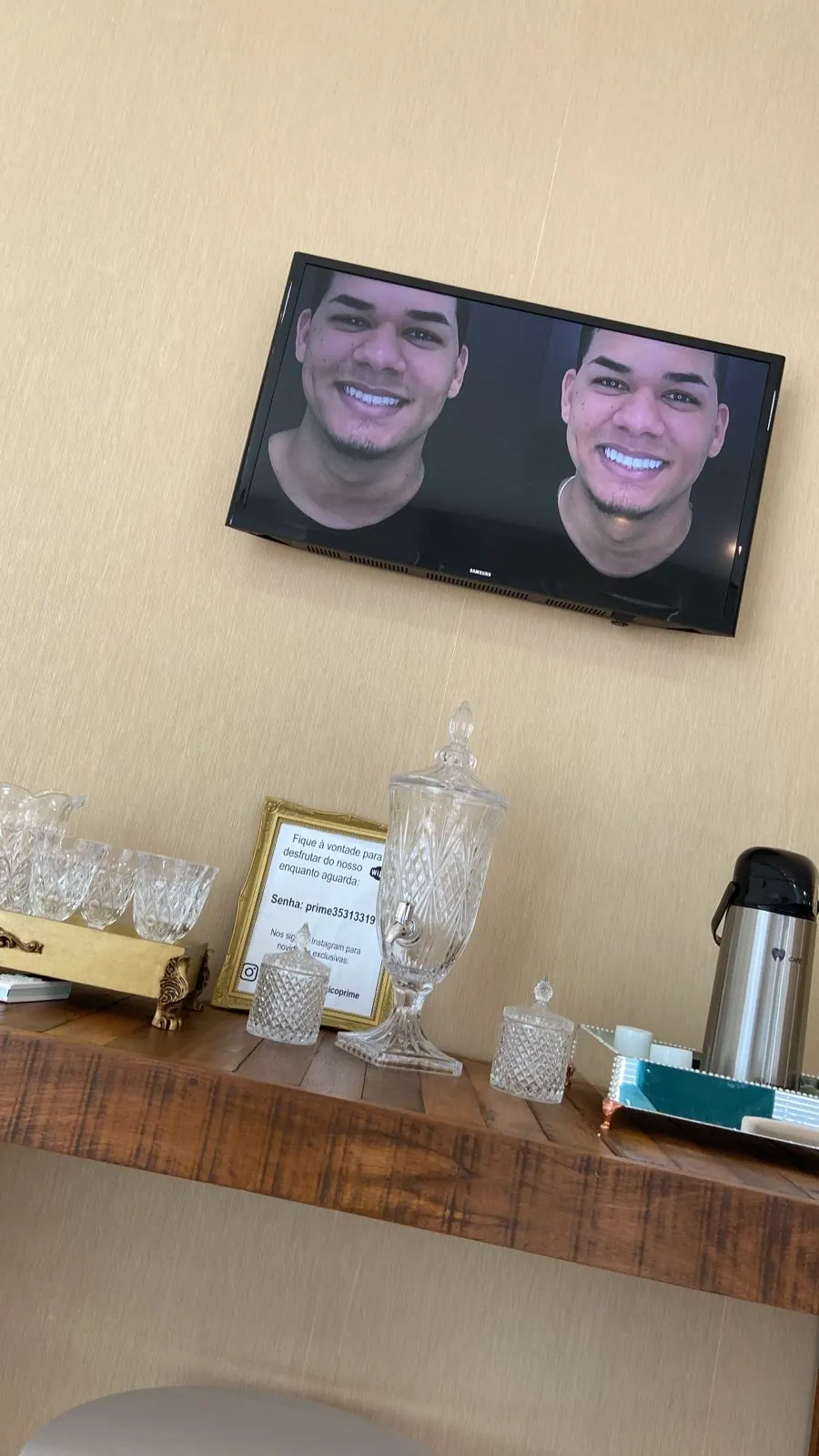 TV Engajada na clínica de Dra. Marina Prado